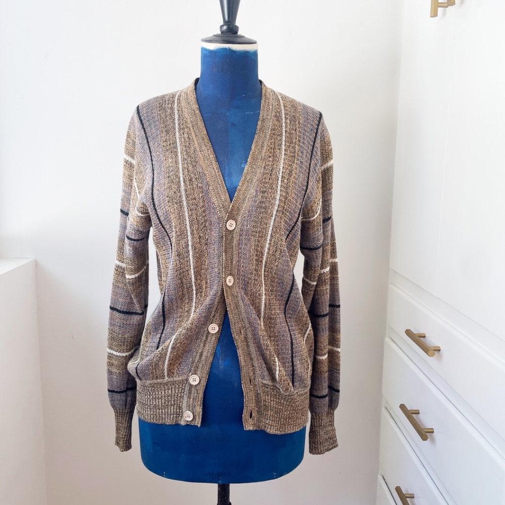 Lanvin Vintage Striped Cardigan